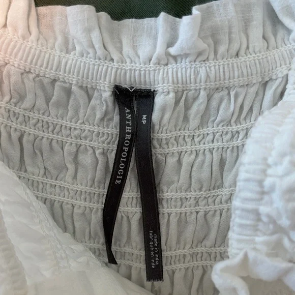 Anthropologie “Peregrine” Square-Neck Midi Dress – White - Picture 5 of 5